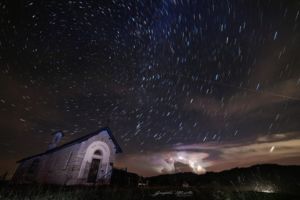 Piana di Marcesina.  via lattea