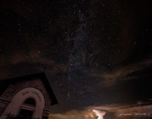 Piana di Marcesina.  via lattea